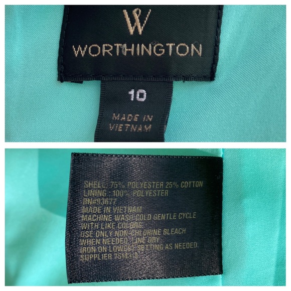 Worthington Sleeveless Dress Size 10 - Picture 4 of 7